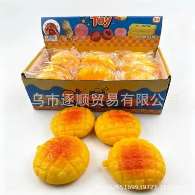 Realistic Food Squishy Stress Toy, Non-Rebound and Moldable