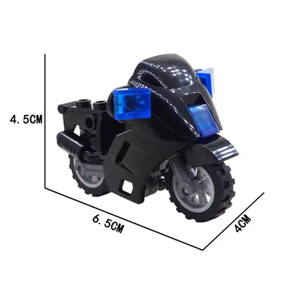 Motosiklet Yapı Taşı Modeli, Harley Trafik Polisi, Döner Tekerlekli - 6