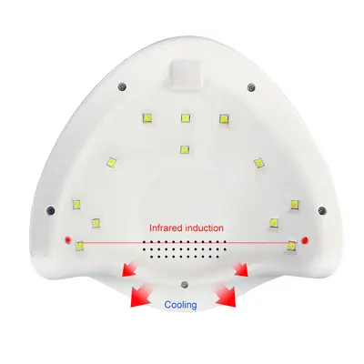 Tırnak UV lamba makinesi hızlı kuruyan jel oje ışık - 6