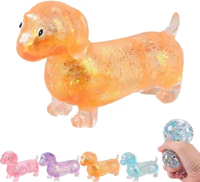 Dachshund Squishy Fidget Toy, Soft Stress Ball - 9