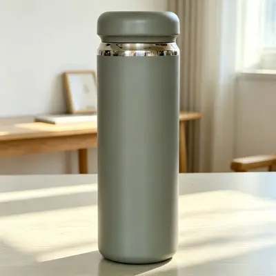 不锈钢保温杯男女士高颜值潮流轻奢办公水杯便携车载杯子口袋水杯 - 12