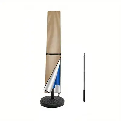 Umbrella cover for courtyard parasol, protective rain sleeve - 7
