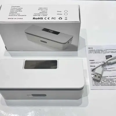 迷你封口机便携零食封口器家用食品保鲜密封机液晶自动封口夹跨境