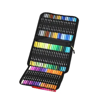 Dual-head marker pen set, water-compatible blendable - 5