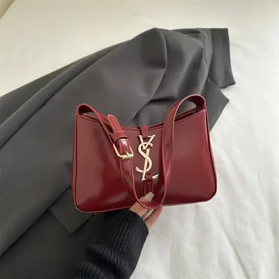 French-Style Light Luxury Small Square Handbag, Women's Shoulder Bag - 3