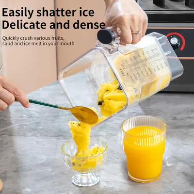 Commercial ice crushing machine, multifunctional, large capacity
