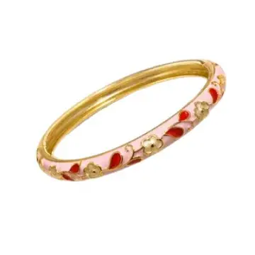 Cloisonné emaye bilezik, 0,8 çiçek tasarımı - 6