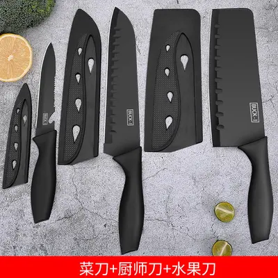 Mutfak bıçak seti kesme tahtası dahil, bebek gıdası tam set - 10