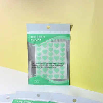 Heart Pattern Hydrocolloid Acne Patch for Day and Night Use - 8