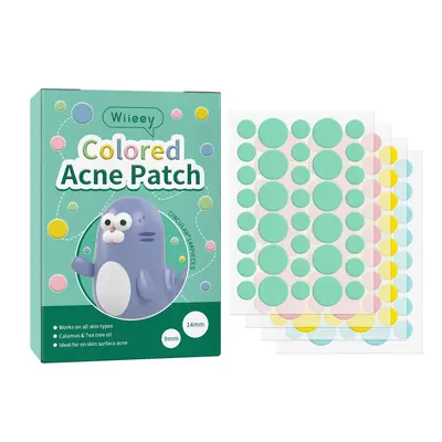 Wiieey Patterned Acne Patch Series, Fades Acne Marks, Multiple Designs - 9