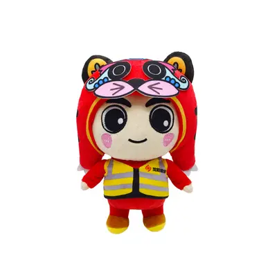 Custom Plush Toys Dolls Figurines Corporate IP Mascots Stuffed Animals Fabric Puppets Cartoon Pendants Cotton Customization