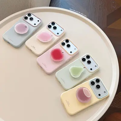 Phone Case for iPhone 17 Pro Max with Fruit Stand, Shockproof