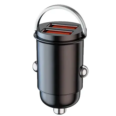 Yeni 240W araç şarj cihazı süper hızlı şarj görünmez 12V24V çakmak bir ila iki USB dönüştürme fişi