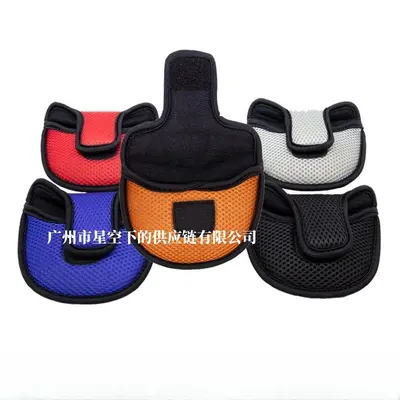 Nylon Mesh Golf Putter Cover, Semicircle Club Head Protector