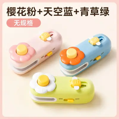 Original Mini Flower Hand Press Sealing Machine Household Small Heat Sealer Food Bag Magnetic Kitchen Food Storage Tool - 12