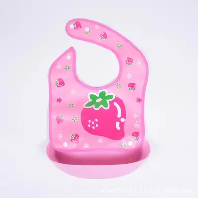 Essschürzen aus Karikatur-EVA für Babys und Kleinkinder, mit abnehmbaren Messingschnallen, waschbare wasserdichte und schmutzabweisende Schürzen für Kinder, mit Speicheltaschen, Großhandel - 9