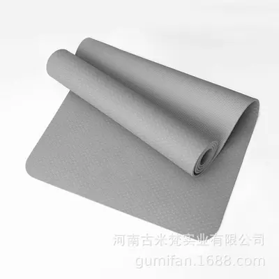 TPE-Yogamatte 61/80 cm mit Positionslinien, individuelles Logo - 10