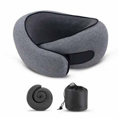 U-şekli boyun desteği yastığı, taşınabilir, seyahat - 8
