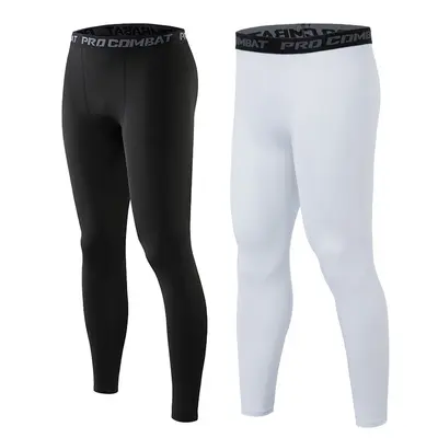 Men's High-Stretch Compression Basketball Base Tights, Quick-Dry, Butt-Lifting