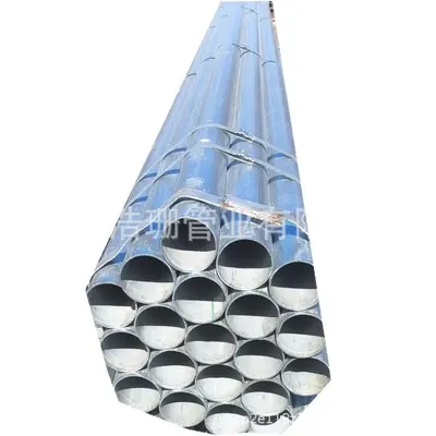 Q235B Galvanized Welded Round Steel Pipe for Construction, In Stock