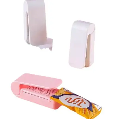 Mini portable hand-press heat sealer for plastic bags
