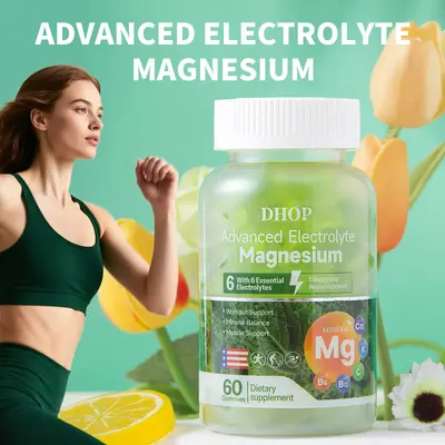 Elektrolit magnezyum vitamin dayanıklılık spor şeker, şekersiz, 60 adet