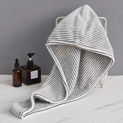 Bathroom towel set 3-piece, bamboo charcoal coral velvet - 12