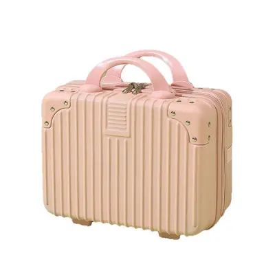 Personalisierter kleiner Koffer 14 Zoll Kosmetikbox Geschenkartikel kleine Mini-Reisekästchen mit Zahlenkombinationsschloss Kosmetiktasche