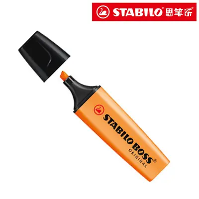 STABILO BOSS 70 Quick-Drying Highlighter Pastel Colour Set - 12