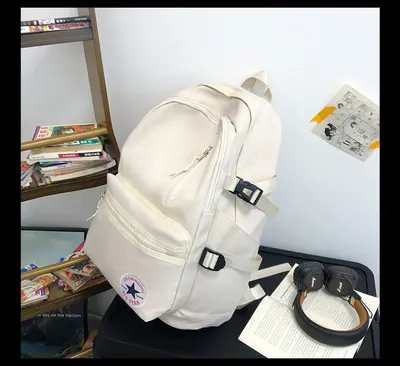 Japanese-Style Large-Capacity Student Backpack with Laptop Compartment - 11