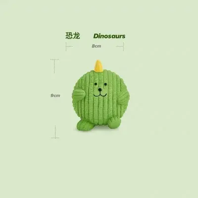 FOFOS Latex Squeaky Dog Toy, Durable, for All Breeds - 10