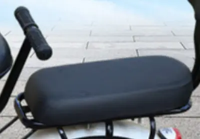 Bicycle Rear Backrest and Seat Cushion, Compatible with Electric Cars - 8