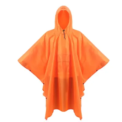 3-in-1 Multifunctional Waterproof Cape Poncho Raincoat with Ground Mat - 10