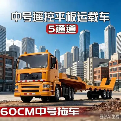 Aohai 2.4G Alloy Remote Control Excavator, 8-Channel, Children's Toy