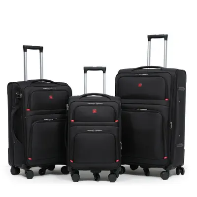 Oxford fabric luggage set silent universal wheels business travel suitcase large capacity student school rolling bag