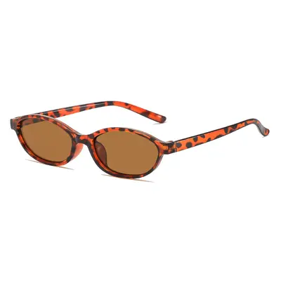 Small Oval Frame Retro British Style Sunglasses - 9
