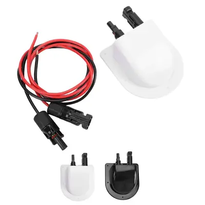 Solar-Anschlussdose für Wohnmobildach, ABS, mit 13AWG MC4-Kabel - 3