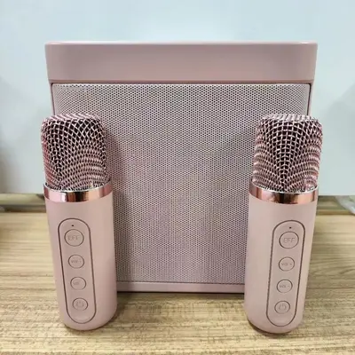 YS203K Karaoke Speaker with Wireless Bluetooth and Dual Microphones - 10