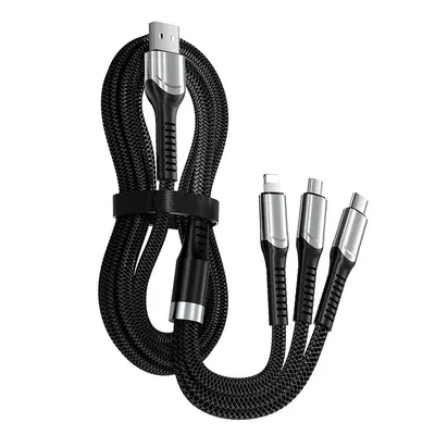 Shunwangshun very cable three-in-one work stylish gift mobile phone 240W super fast charging one-to-three charging cable - 6