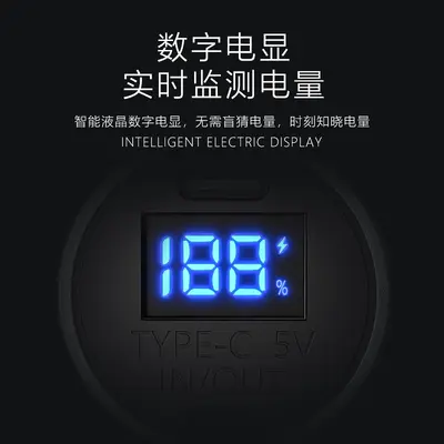 Rechargeable Zoom Flashlight, Long-Range, for Camping