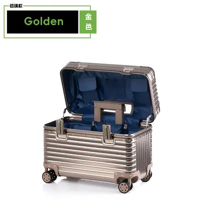 All-Aluminium-Magnesium Alloy Carry-On Case 18 Inch, Combination Lock, Trolley - 9