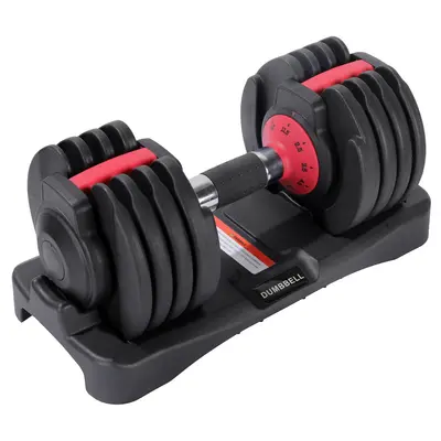 Grenzüberschreitendes 25BL-Griffsystem mit interner Verstellung, verstellbares Hantelset, 9 Stufen, 11,5 kg, schneller Gewichtswechsel - 6