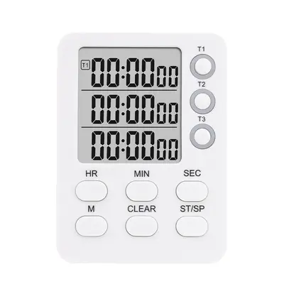 Magnetic Kitchen Timer, Multiple Timer and Work Time Management Tool - 6