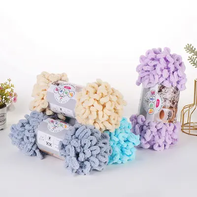 Finger Knitting Yarn, Medium Thickness, for Hand Knitting, DIY Pillow and Blanket