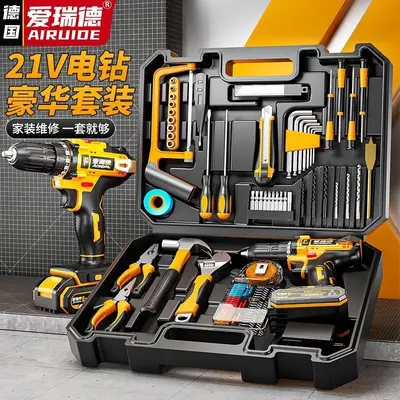 21V Lithium-Akku-Bohrmaschine mit Elektroschraubendreher-Set - 4