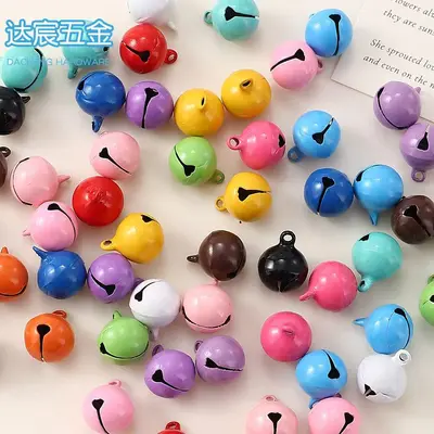 14 mm Metallglöckchen in Süßfarben für Haustiere, Schlüsselanhänger und DIY-Schmuck