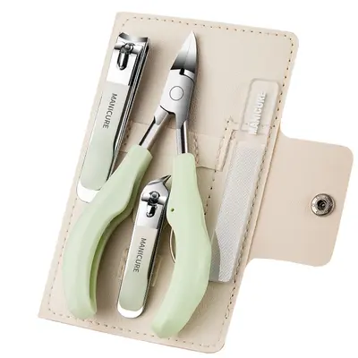 Nail clipper set stainless steel pedicure tools - 5