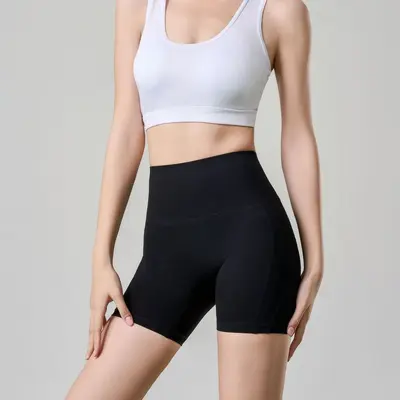 Women's Three-Quarter Yoga Pants, Thin Style, High Waist, Tummy Control, Quick-Dry - 5