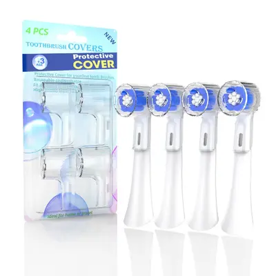 Dust Cover for Oral-B Toothbrush Heads, Compatible with iO5 iO7 iO8 iO9 EB17 Pro 3 P4000 - 4