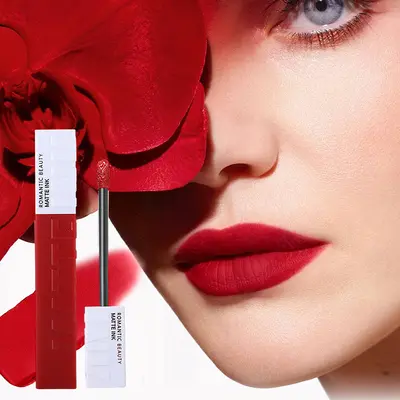 Samt-Matt-Lippenstift, nicht abfärbend und langanhaltend